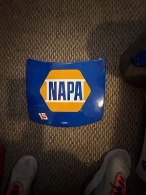 NASCAR Hi-Rev Michael Waltrip #15 NAPA Auto Parts Replica Car Hood Wall Decor
